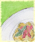 パスタの絵